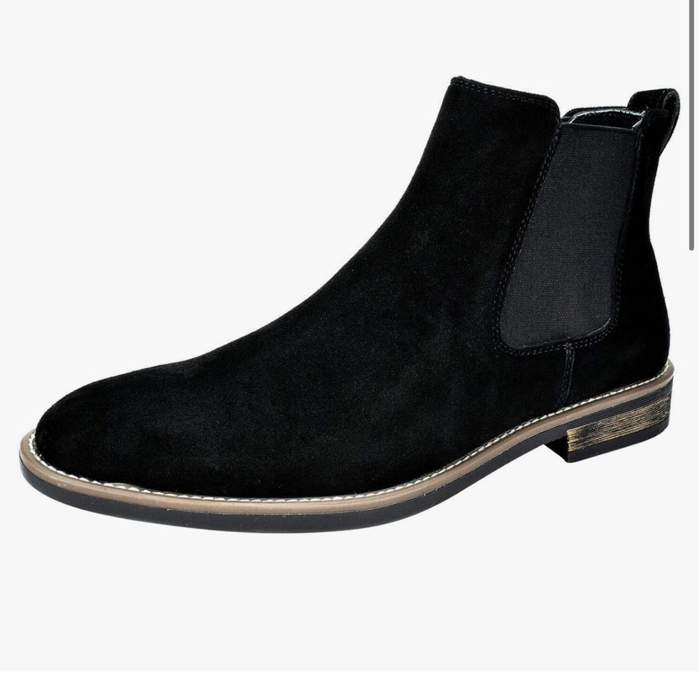 Bruno Marc Men's Suede Leather Chelsea Ankle Boots Size 9